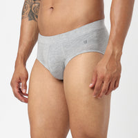 Underjeans Grey Spandex Brief