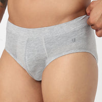 Underjeans Grey Spandex Brief