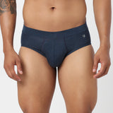 Underjeans Navy Spandex Brief