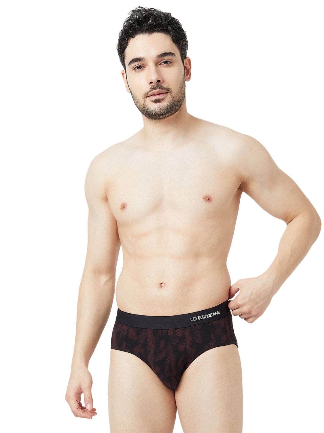 Underjeans Mid-Rise Print Ultrasoft Brief