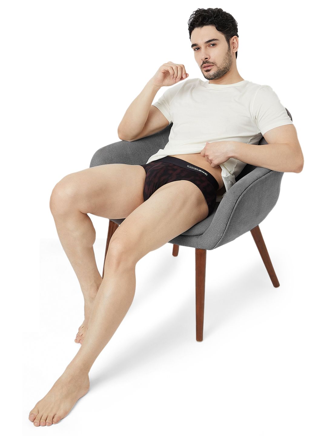 Underjeans Mid-Rise Print Ultrasoft Brief
