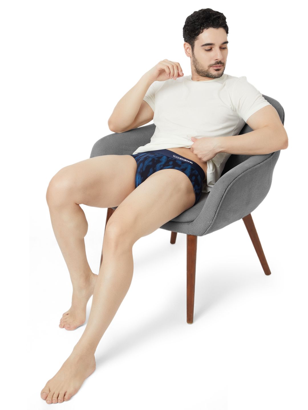 Underjeans Mid-Rise Print Ultrasoft Brief