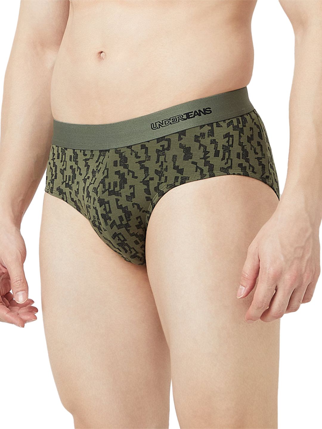 Underjeans Mid-Rise Print Ultrasoft Brief