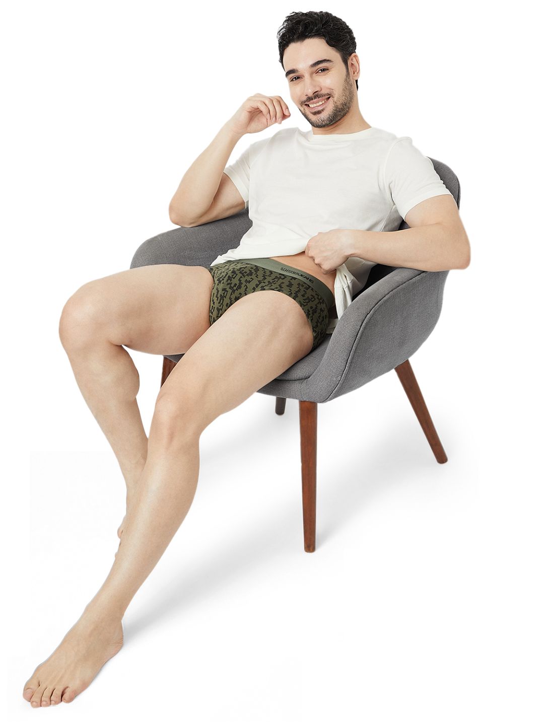 Underjeans Mid-Rise Print Ultrasoft Brief