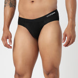 Underjeans Black Modal Blend Brief