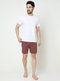 Underjeans by Spykar Men Premium Cotton Wine Boxers
