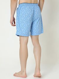 Underjeans by Spykar Men Premium Cotton Blue Boxers