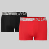 Underjeans Pack Of 2 Cotton Blend Solid Mid-Rise Trunks