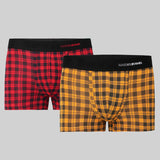 Underjeans Pack Of 2 Cotton Blend Mid-Rise Trunks