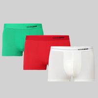 Underjeans Pack Of 3 Modal Blend Solid Mid-Rise Trunks