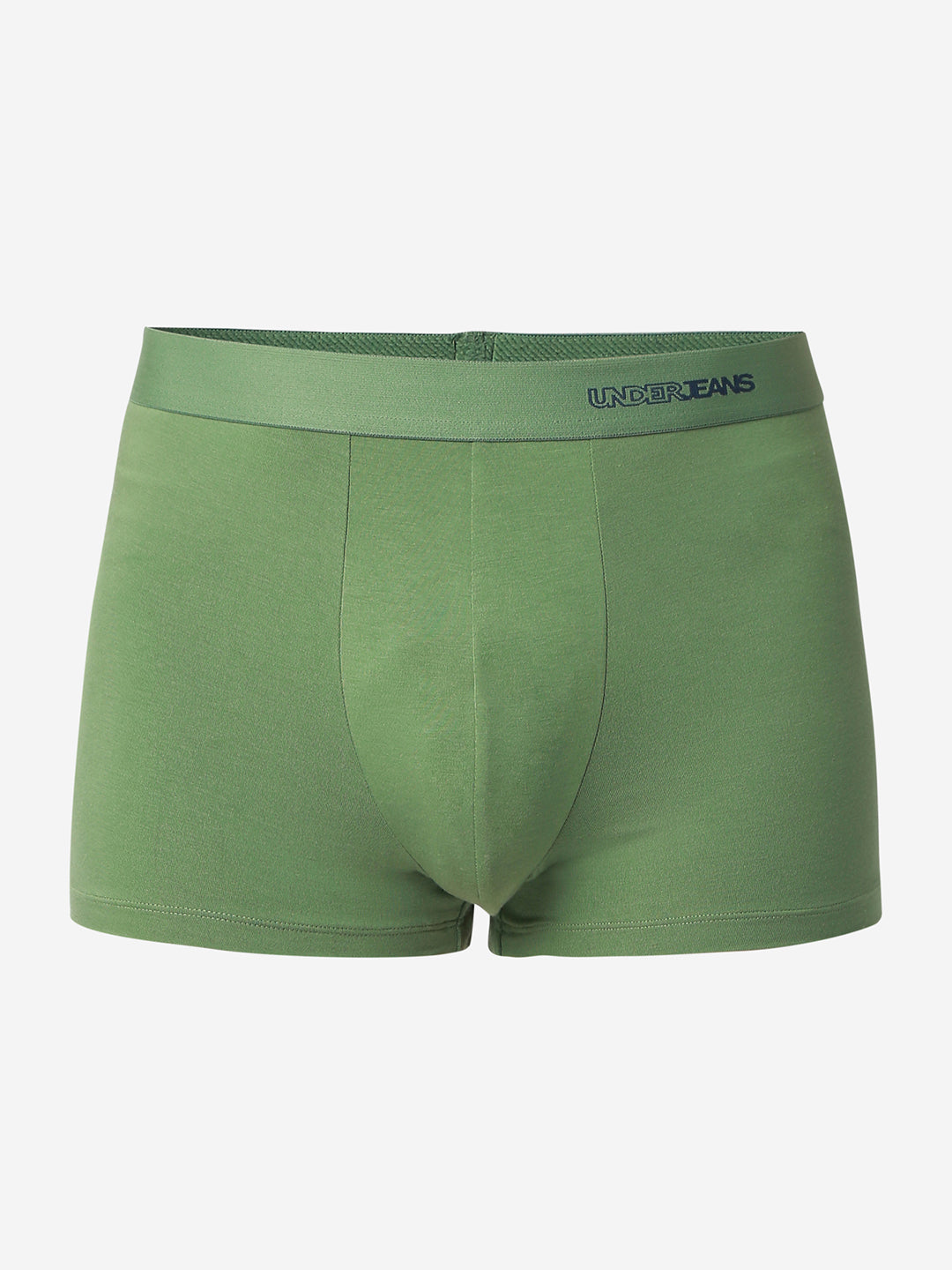 UnderJeans by Spykar Men Solid Light Olive Trunk