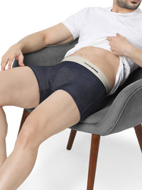 Underjeans Dark Blue Regular Fit Trunk