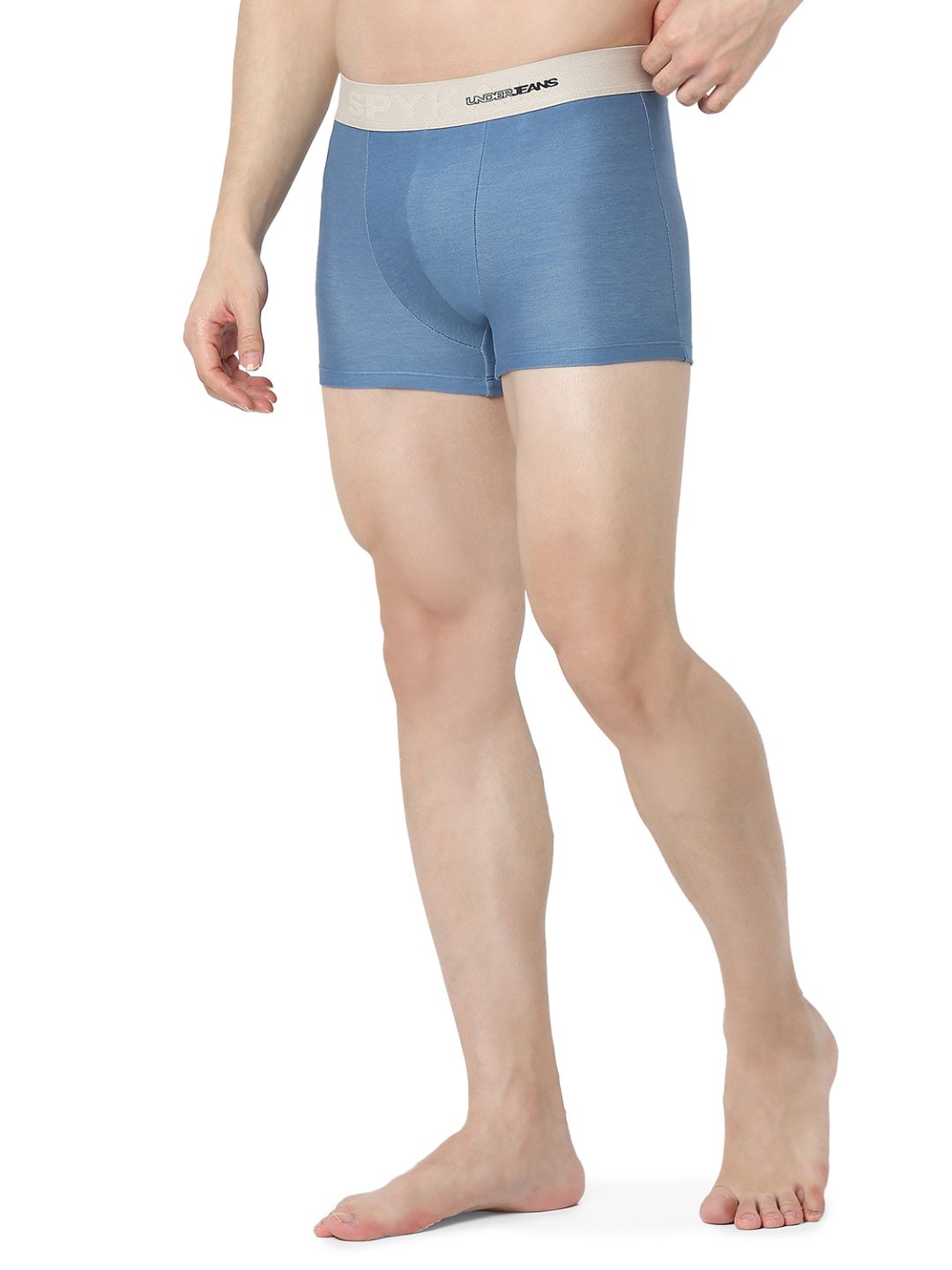 Underjeans Denim Blue Regular Fit Trunk