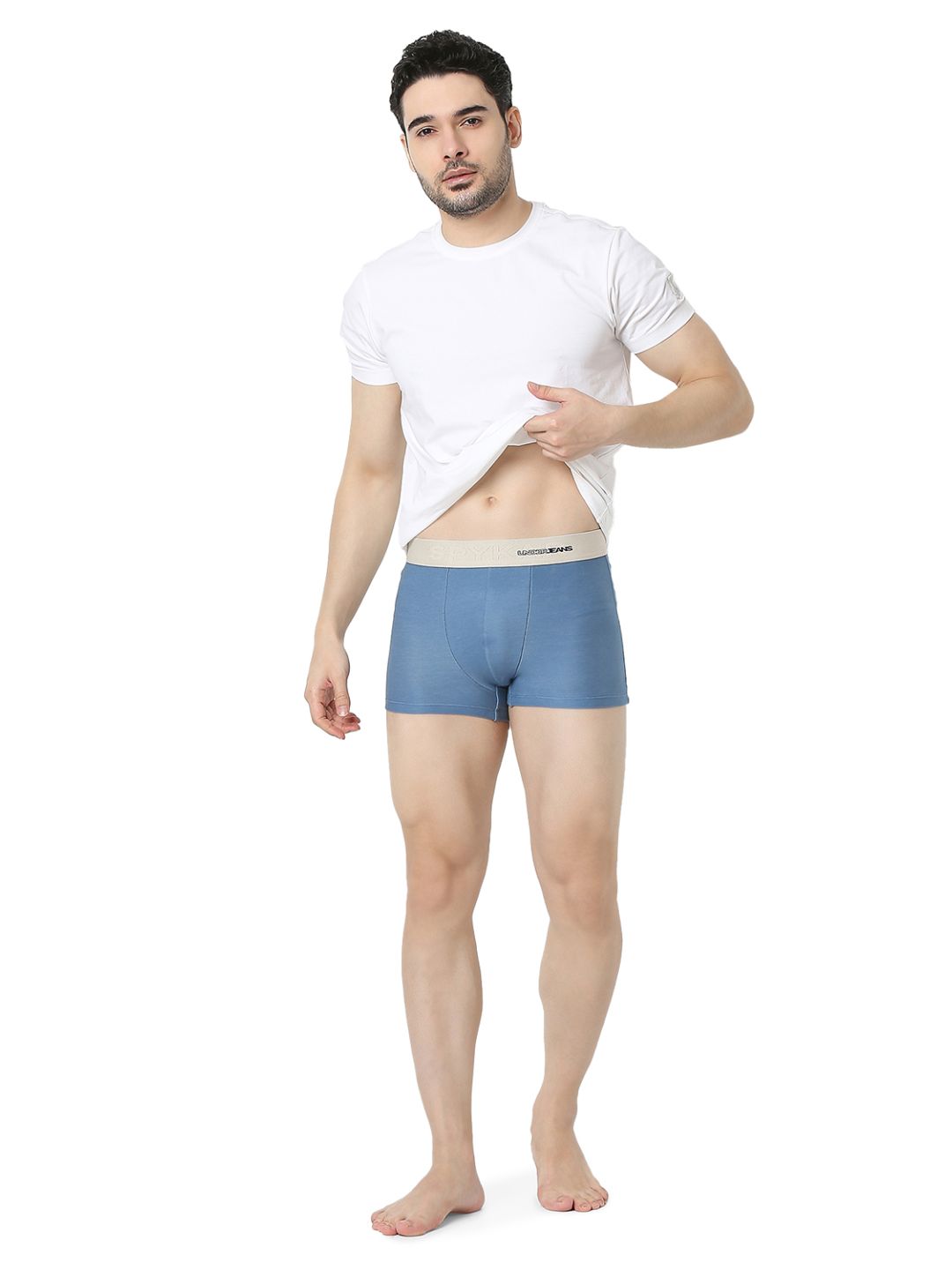 Underjeans Denim Blue Regular Fit Trunk