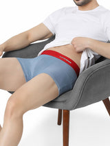 Underjeans Denim Blue Regular Fit Trunk
