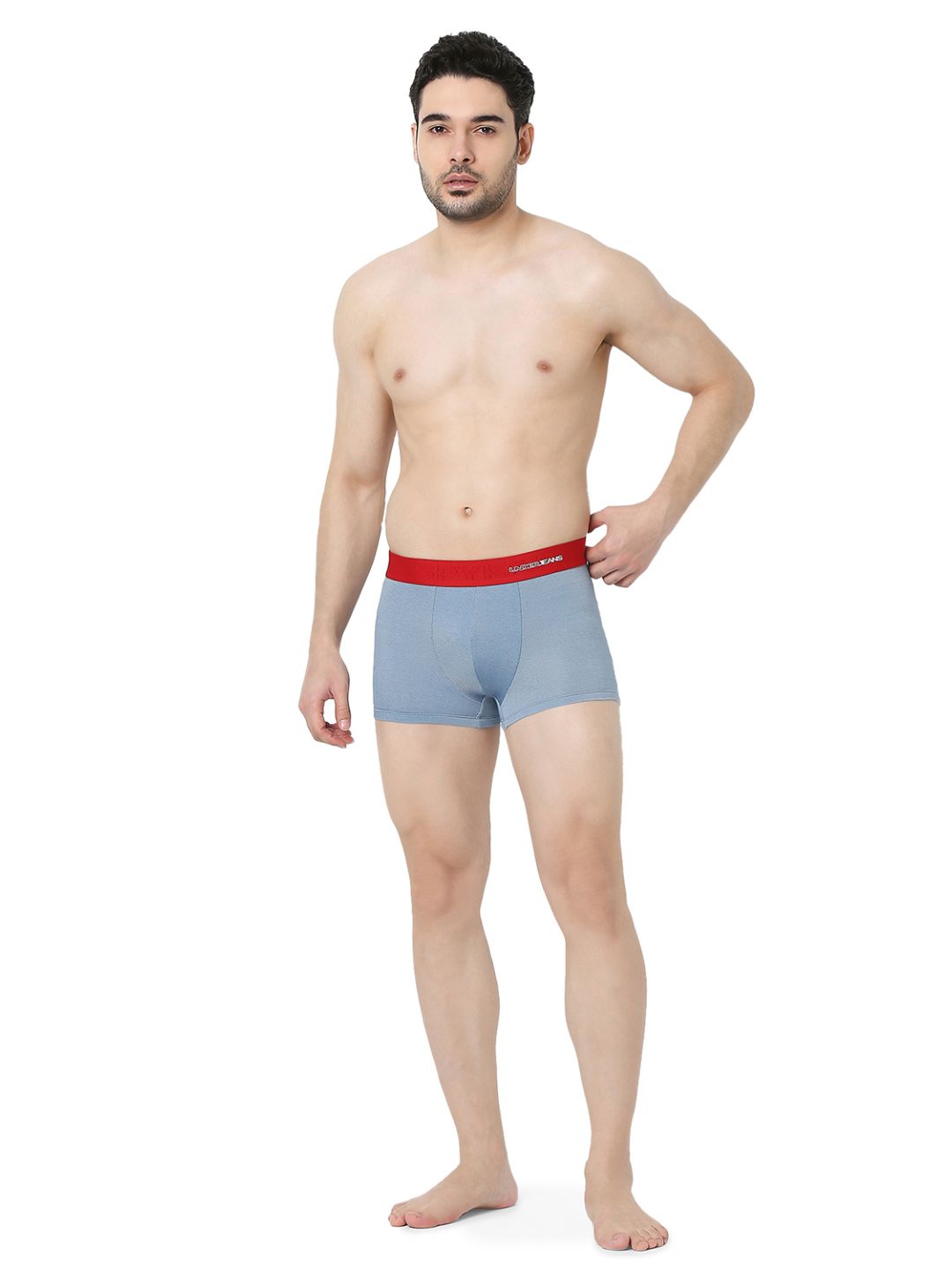 Underjeans Denim Blue Regular Fit Trunk