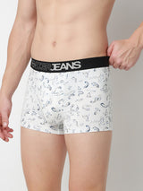Underjeans Print White Trunk