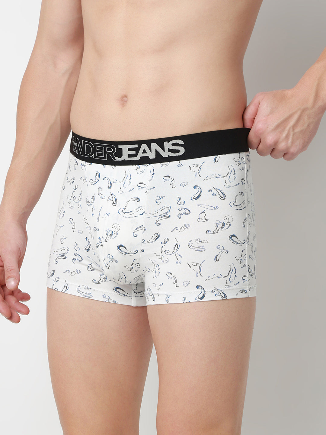 Underjeans Print White Trunk