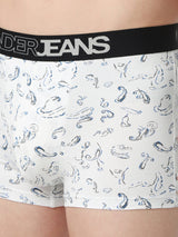 Underjeans Print White Trunk