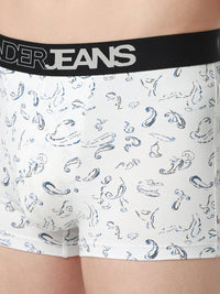 Underjeans Print White Trunk