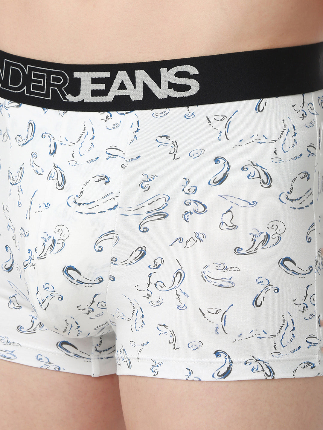 Underjeans Print White Trunk