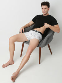 Underjeans Print White Trunk