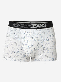 Underjeans Print White Trunk
