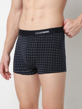 Underjeans Print Navy Check Trunk