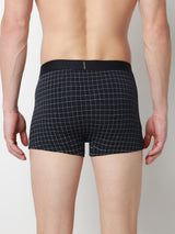Underjeans Print Navy Check Trunk
