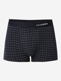 Underjeans Print Navy Check Trunk