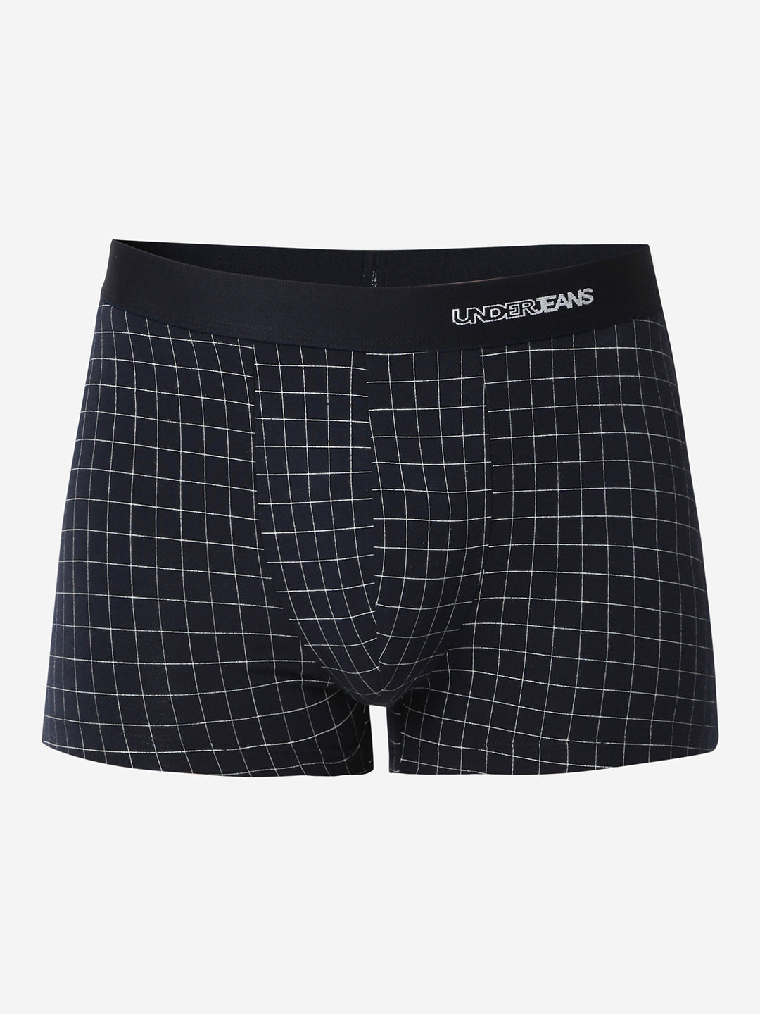 Underjeans Print Navy Check Trunk