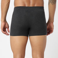 Underjeans Dark Grey Spandex Trunk