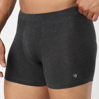 Underjeans Dark Grey Spandex Trunk