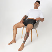 Underjeans Dark Grey Spandex Trunk