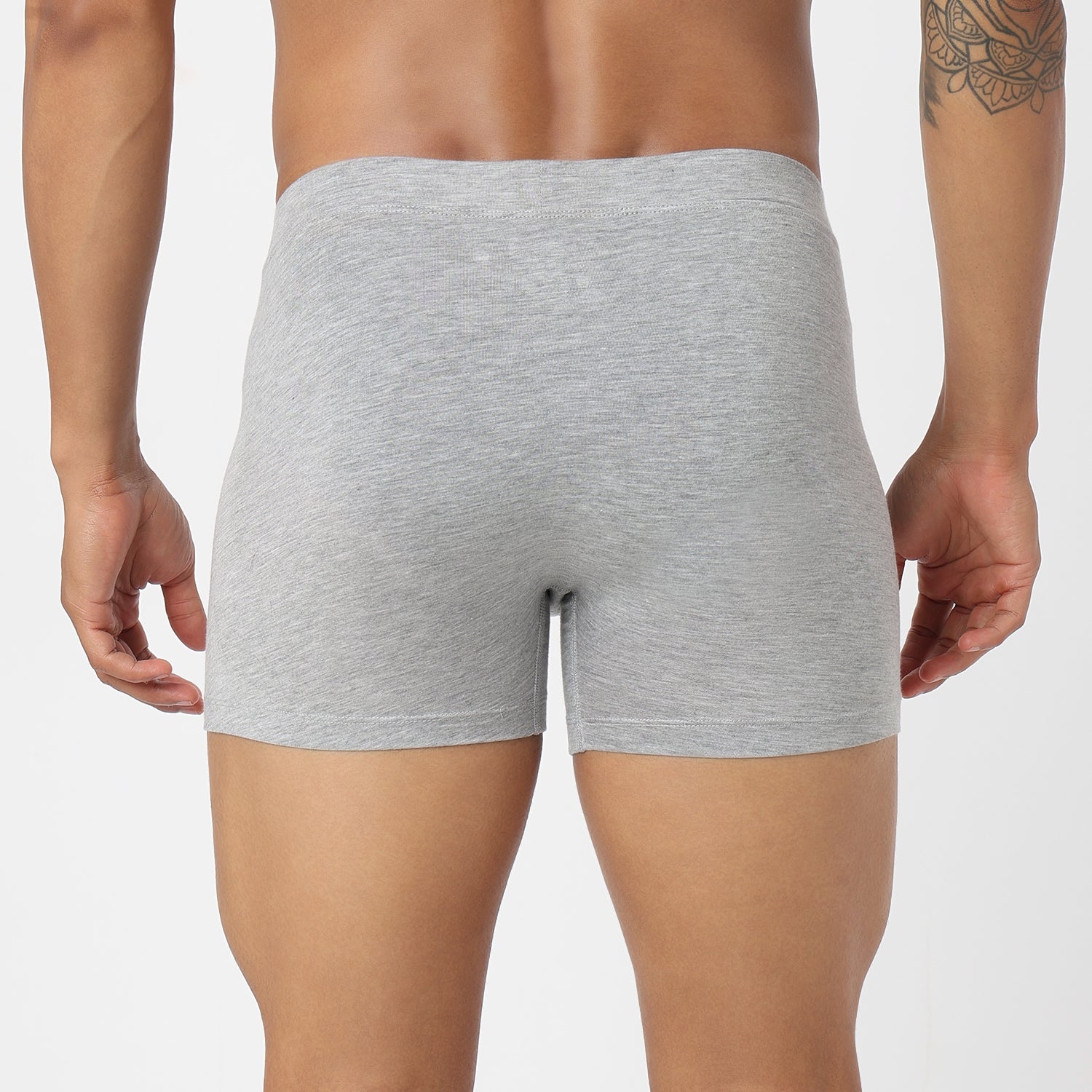 Underjeans Grey Spandex Trunk