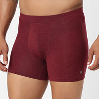 Underjeans Maroon Spandex Trunk