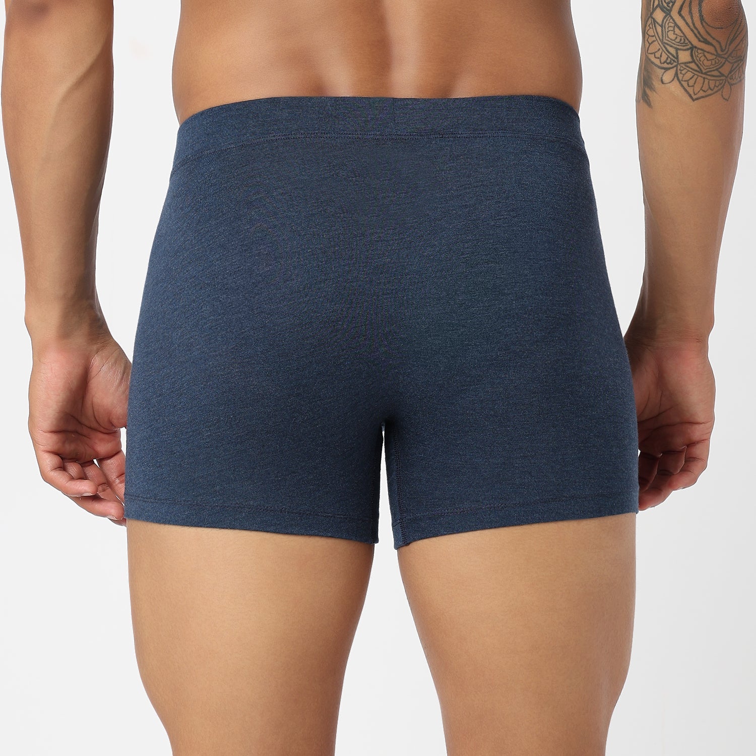 Underjeans Navy Spandex Trunk