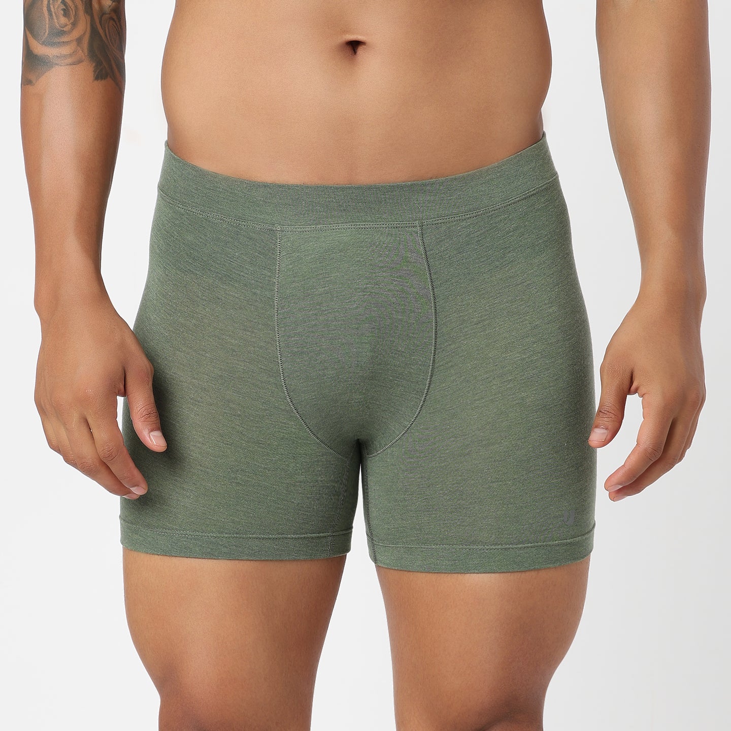 Underjeans Olive Spandex Trunk