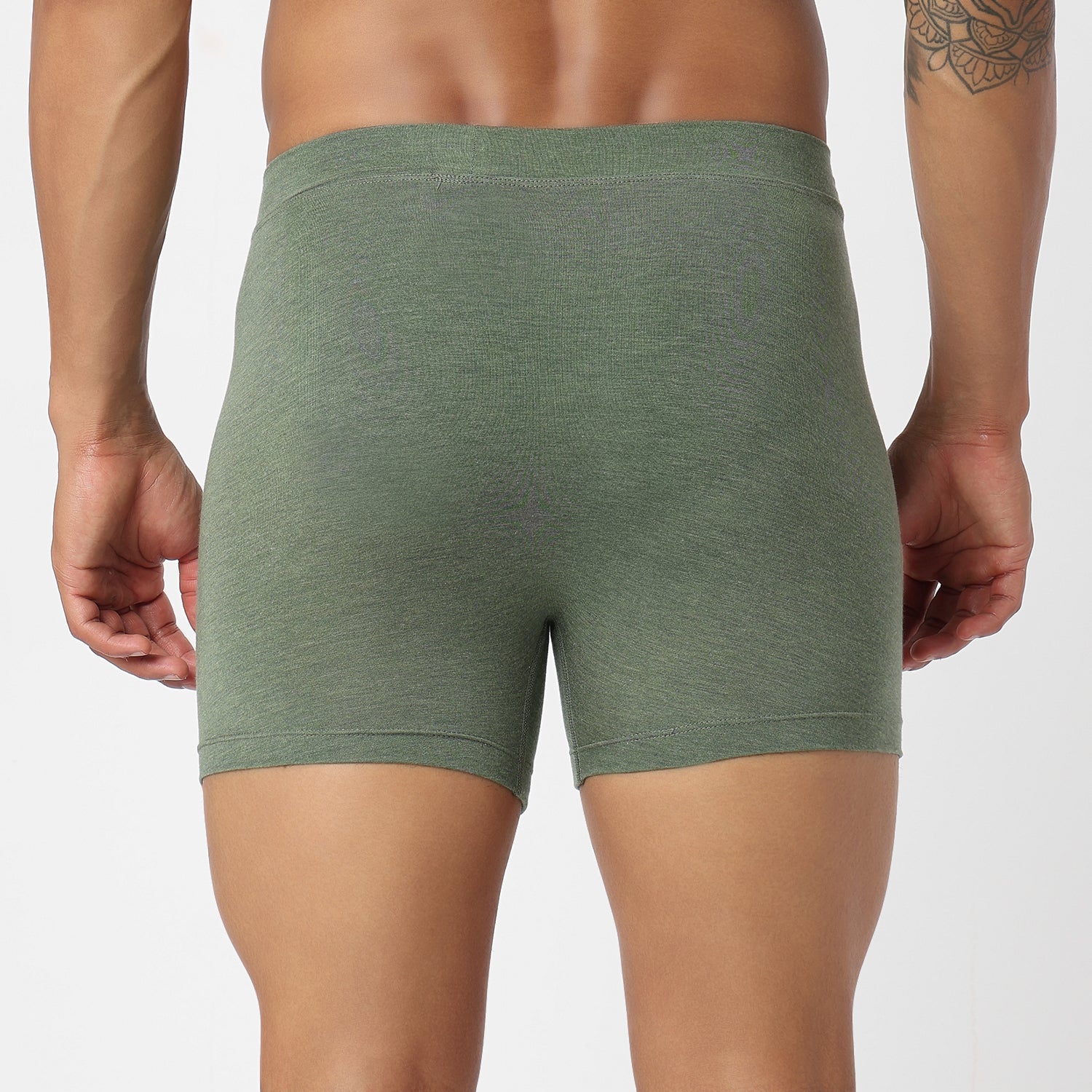 Underjeans Olive Spandex Trunk
