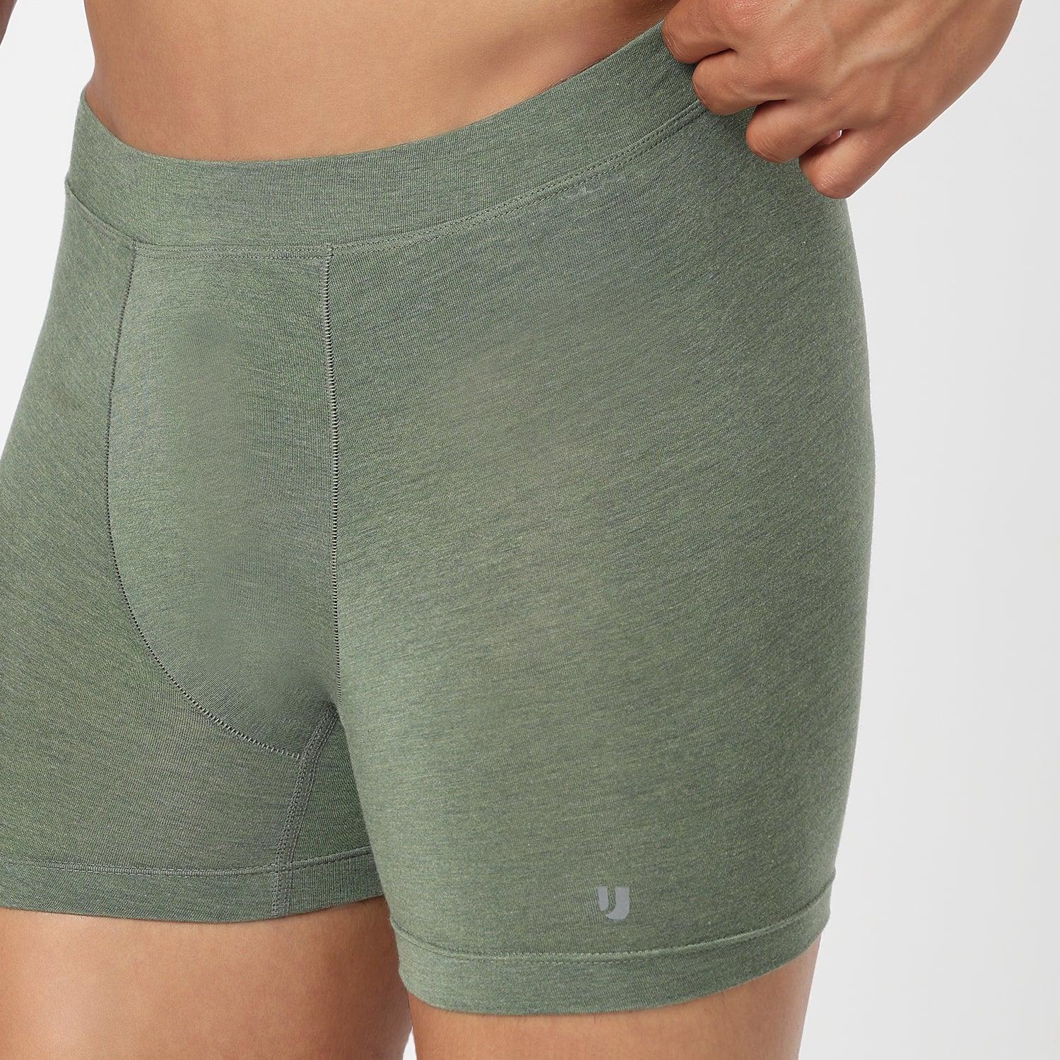 Underjeans Olive Spandex Trunk