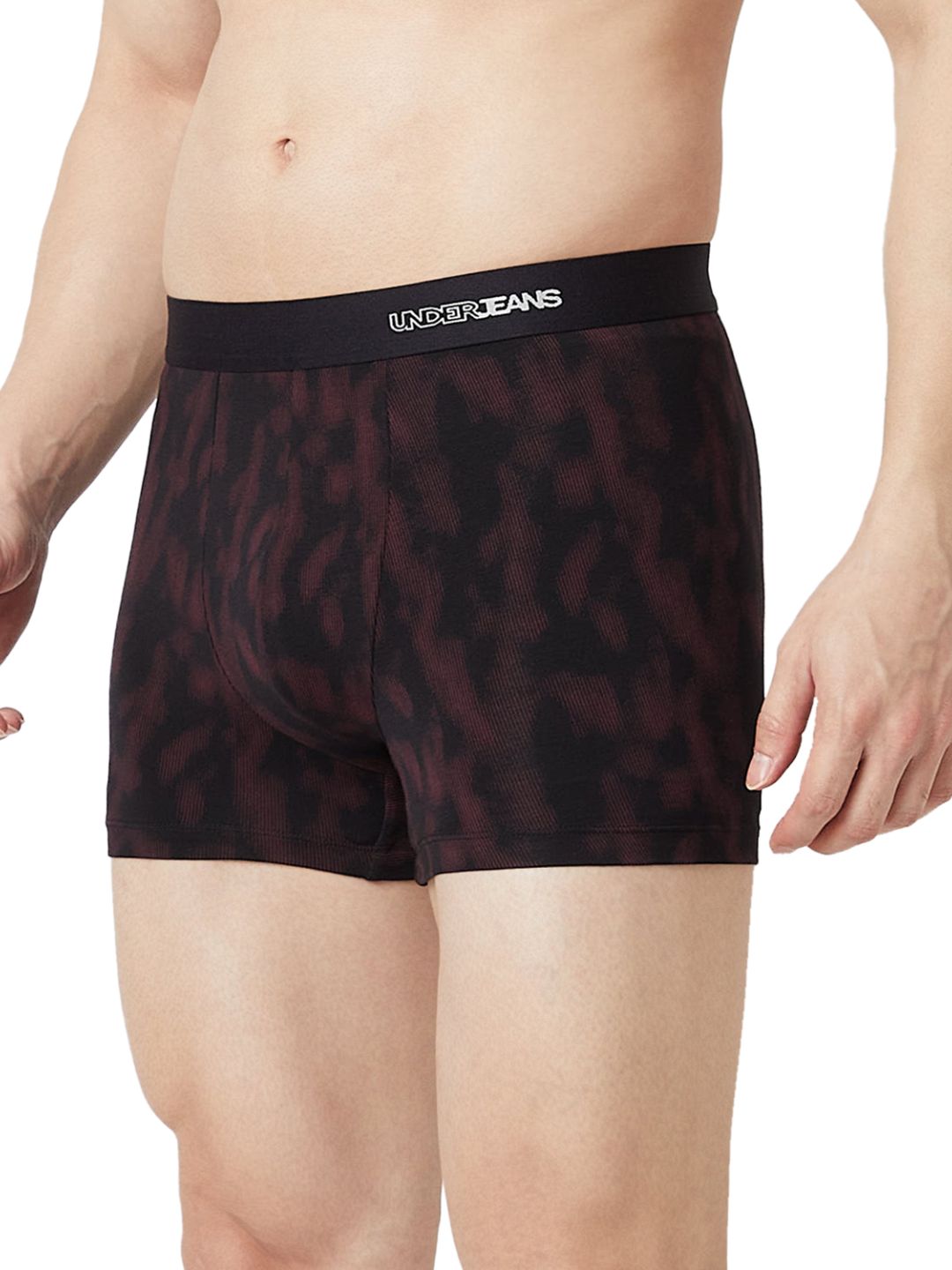 Underjeans Print Black Wine Trunk