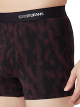 Underjeans Print Black Wine Trunk
