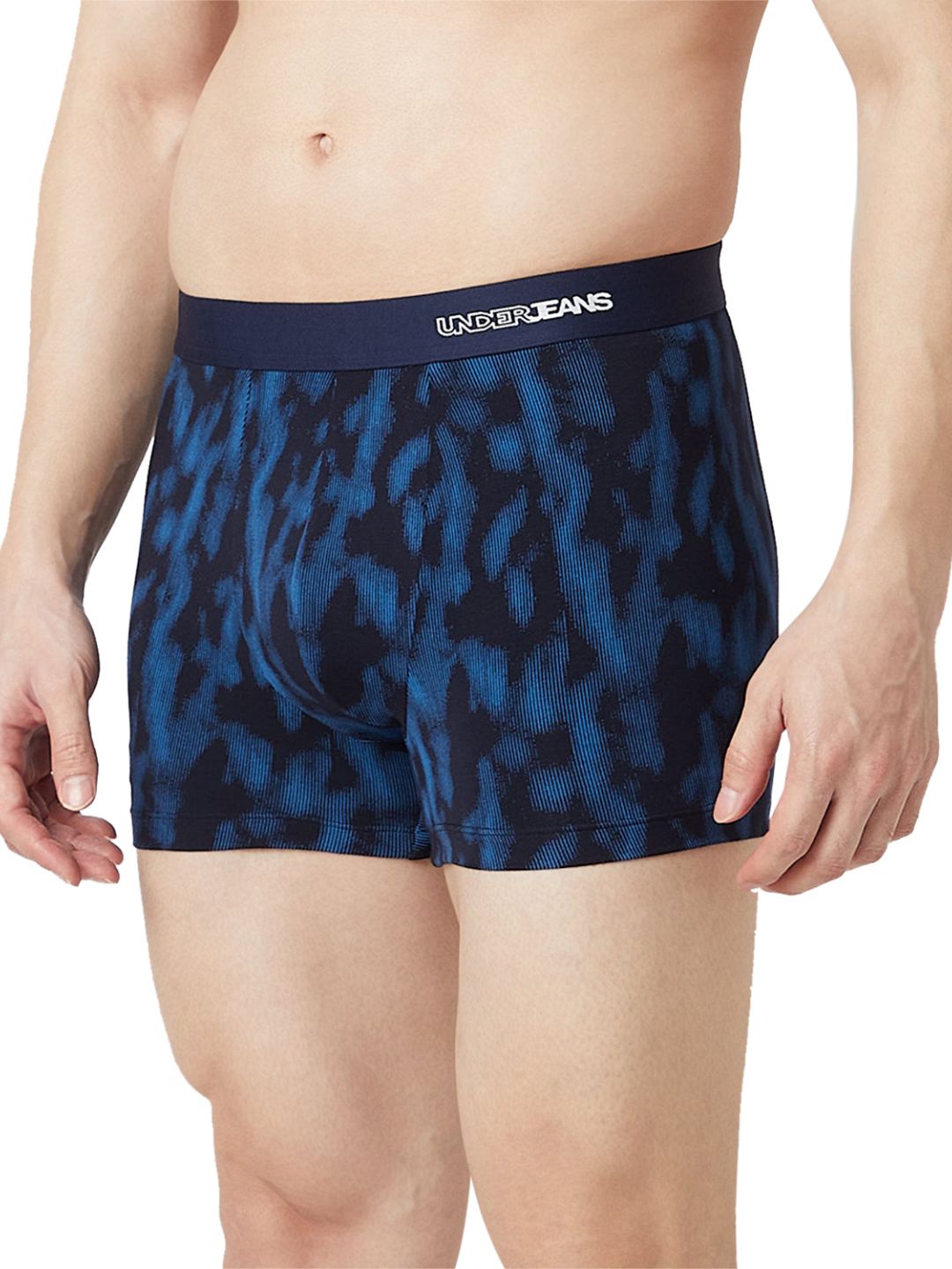UnderJeans by Spykar Men Printed Navy Blue Trunk