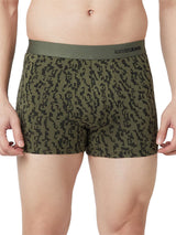 Underjeans Print Olive Black Trunk