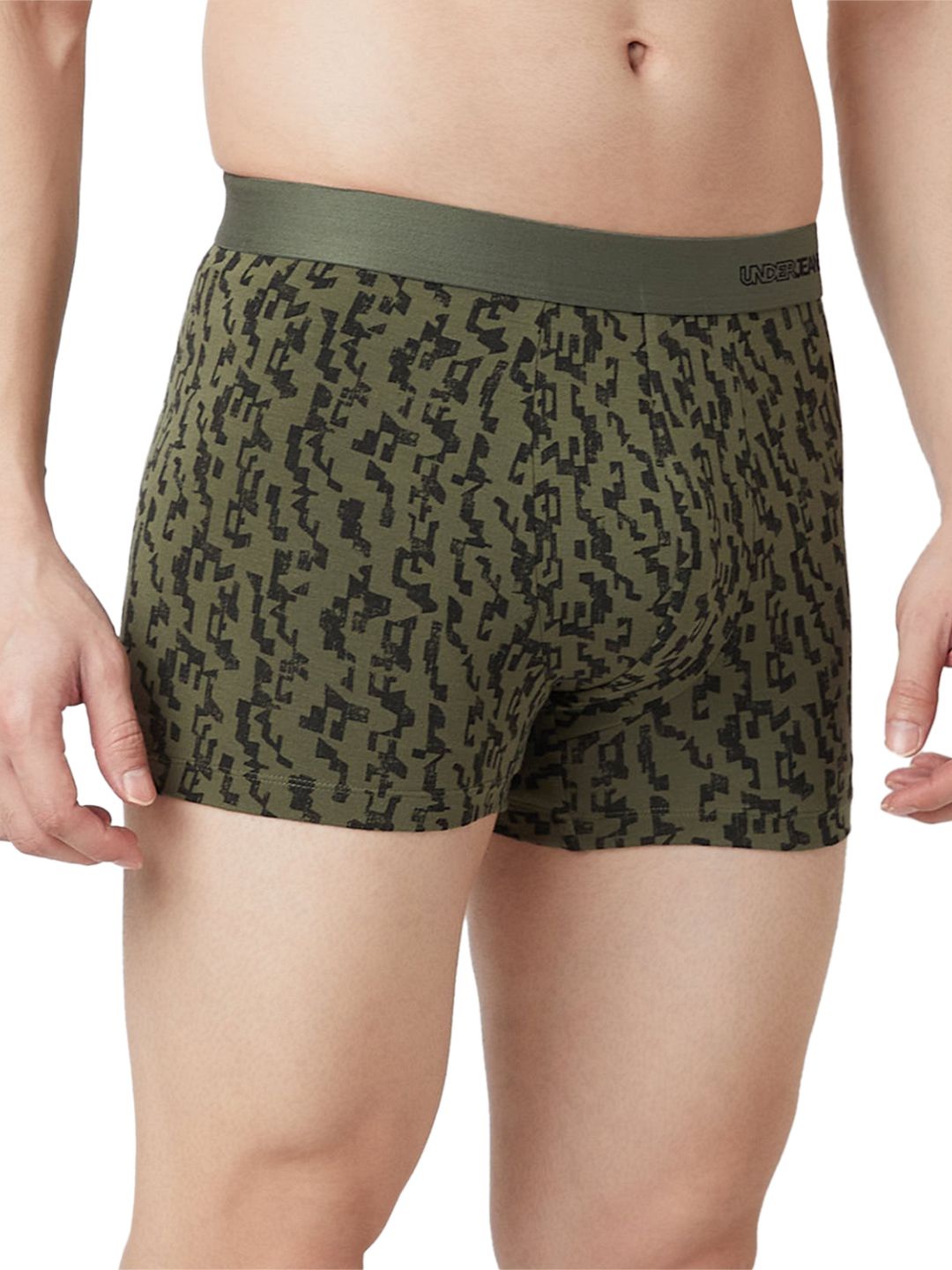 Underjeans Print Olive Black Trunk