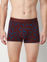 Underjeans Print Wine Dark Blue Trunk