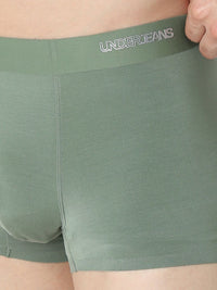 Underjeans Olive Regular Fit Trunk