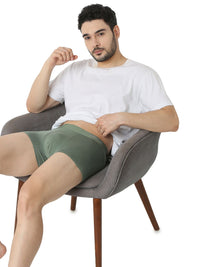 Underjeans Olive Regular Fit Trunk
