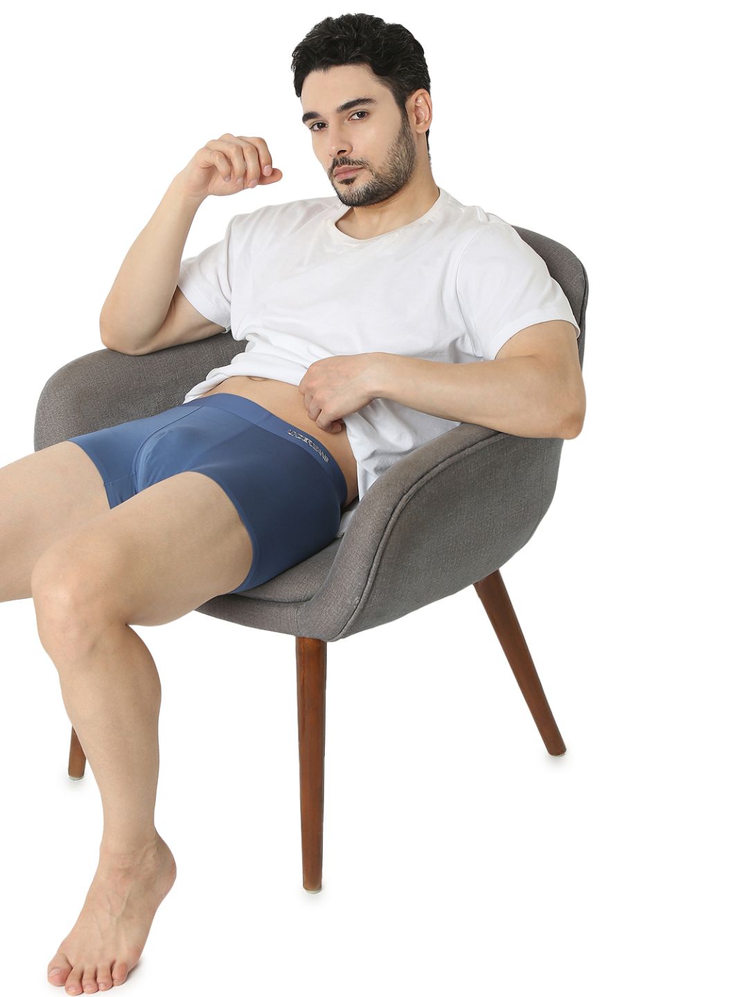 Underjeans Blue Regular Fit Trunk