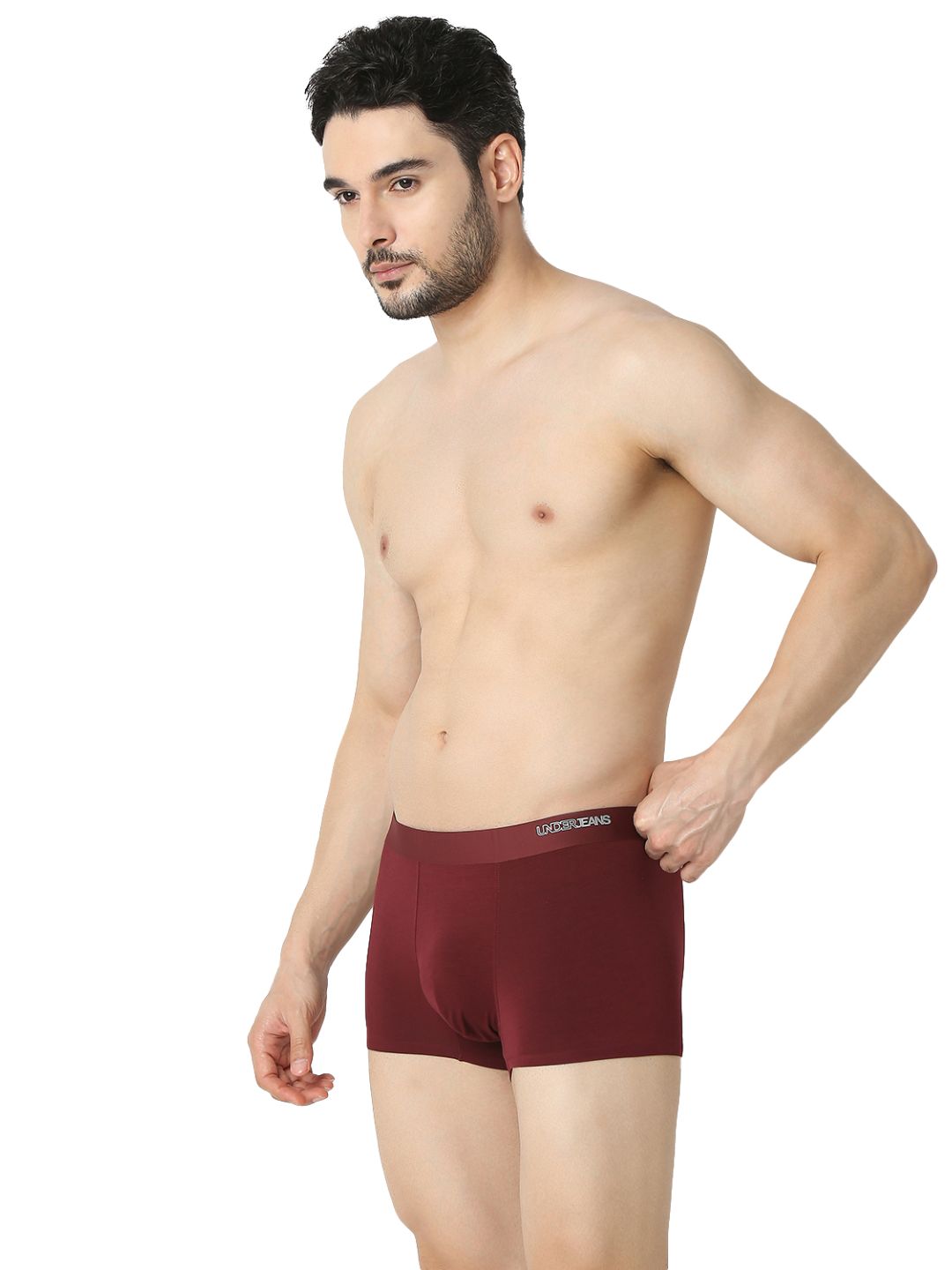 Underjeans By Spykar Men Premium Wine Trunk